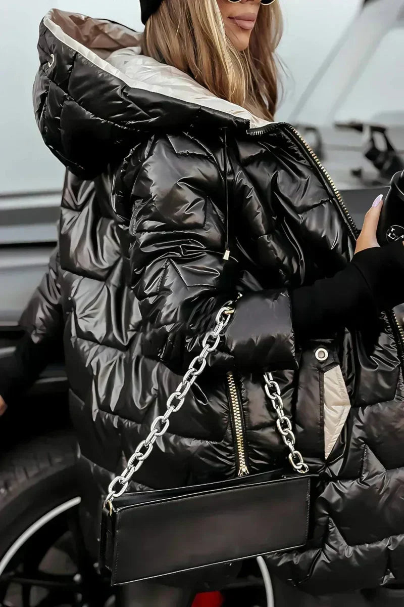 Ivy | Long Warm Quilted Jacket