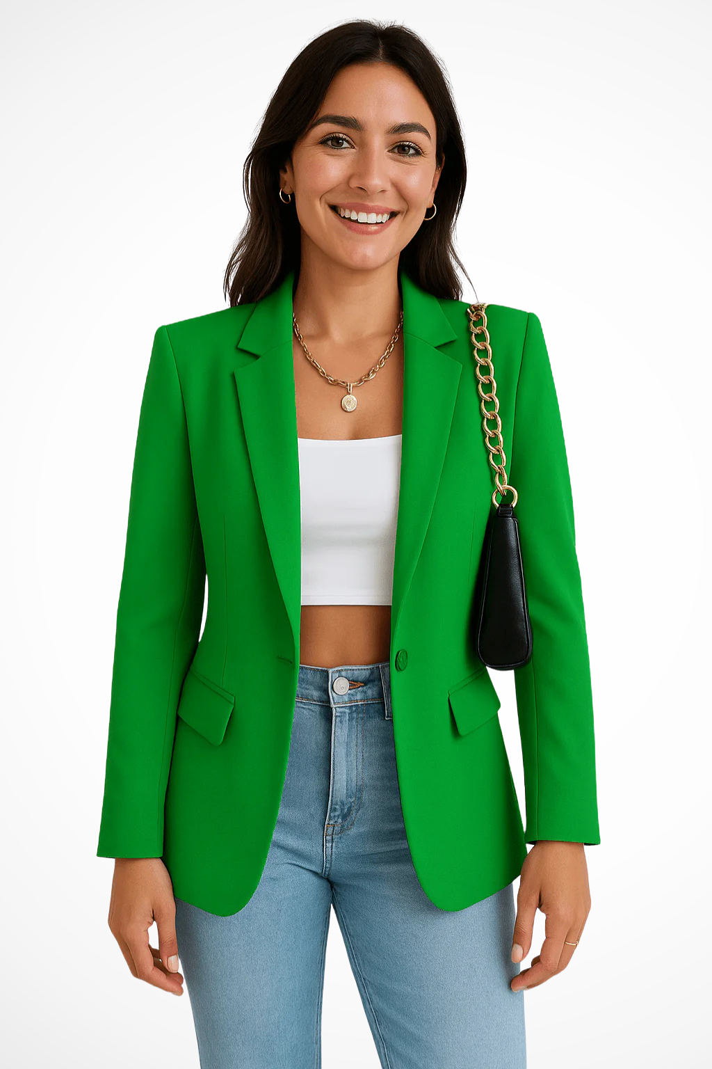 Alessia | Women's Tailored One-Button Business Blazer