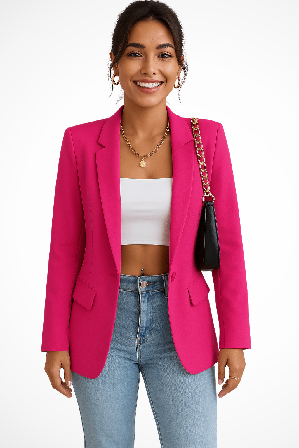 Alessia | Women's Tailored One-Button Business Blazer