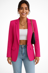 Alessia | Women's Tailored One-Button Business Blazer