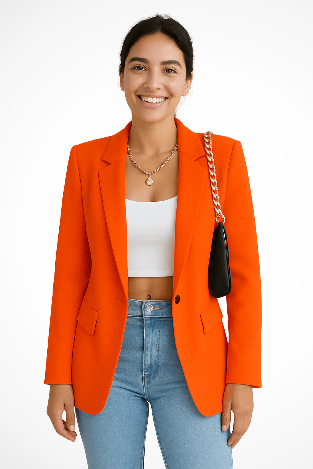 Alessia | Women's Tailored One-Button Business Blazer