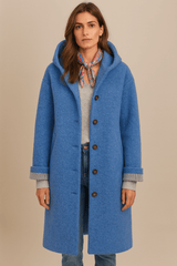 Felicity | Women's Elegant Mid-Length Button Coat
