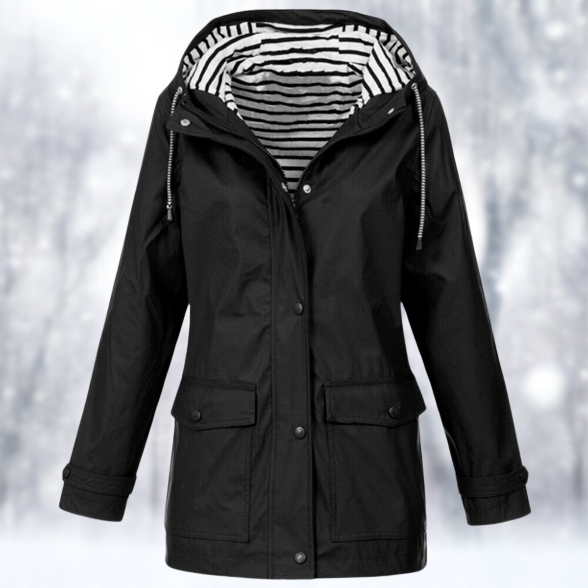 Gracie | Women's Waterproof Windproof Hooded Rain Jacket