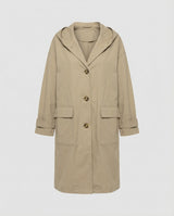 Juliette | Women's Long Waterproof Trench Coat with Hood
