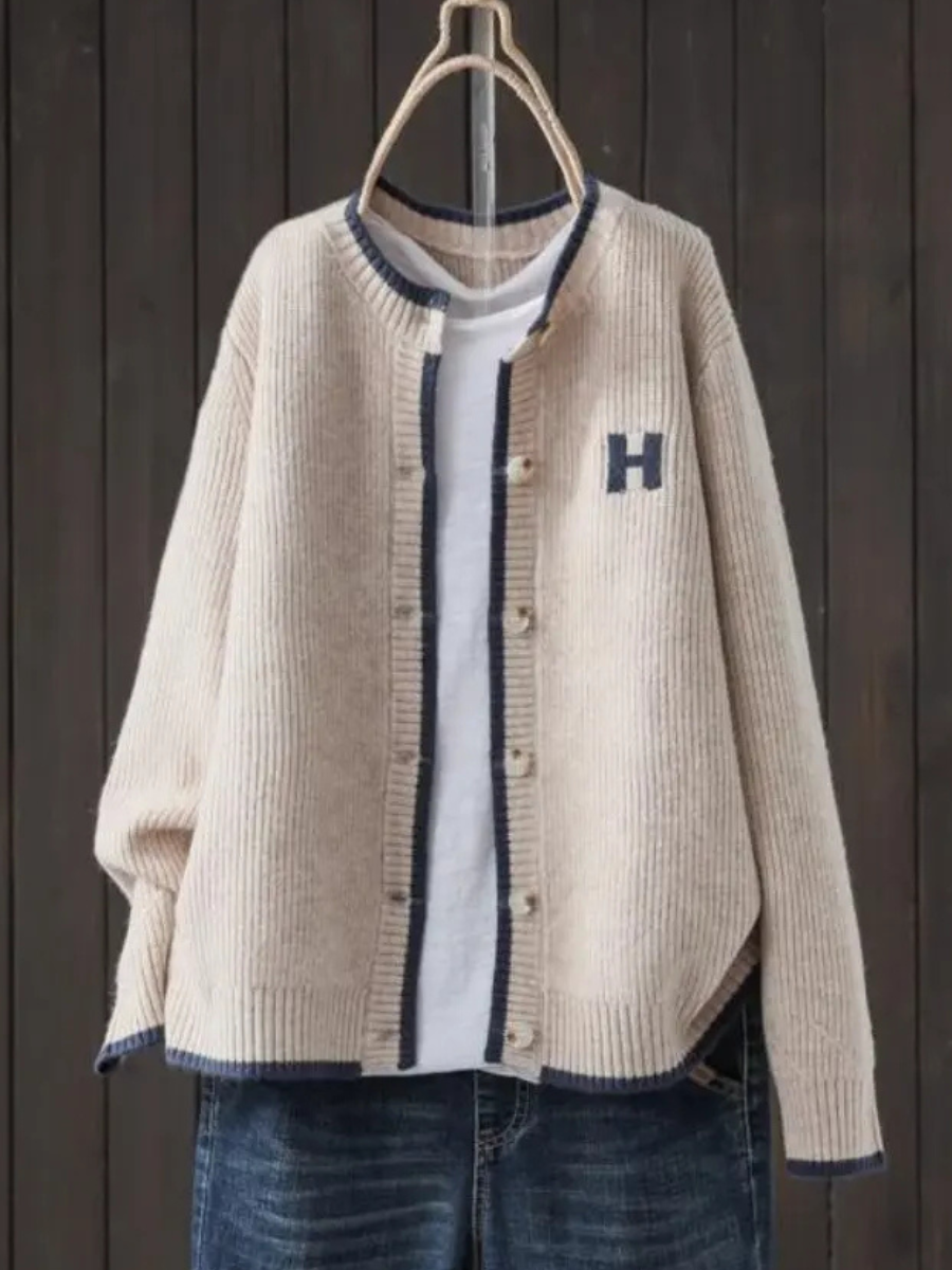 Amanda | Women's Oversized Button-Front Knit Cardigan