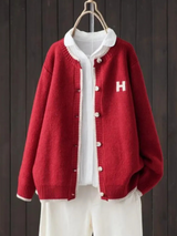 Amanda | Women's Oversized Button-Front Knit Cardigan