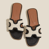 ÉLISE RAPHIA | ELEGANT SANDALS - Threadford