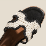 ÉLISE RAPHIA | ELEGANT SANDALS - Threadford
