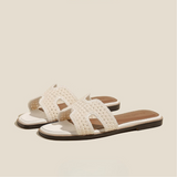 ÉLISE RAPHIA | ELEGANT SANDALS - Threadford