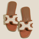 ÉLISE RAPHIA | ELEGANT SANDALS - Threadford