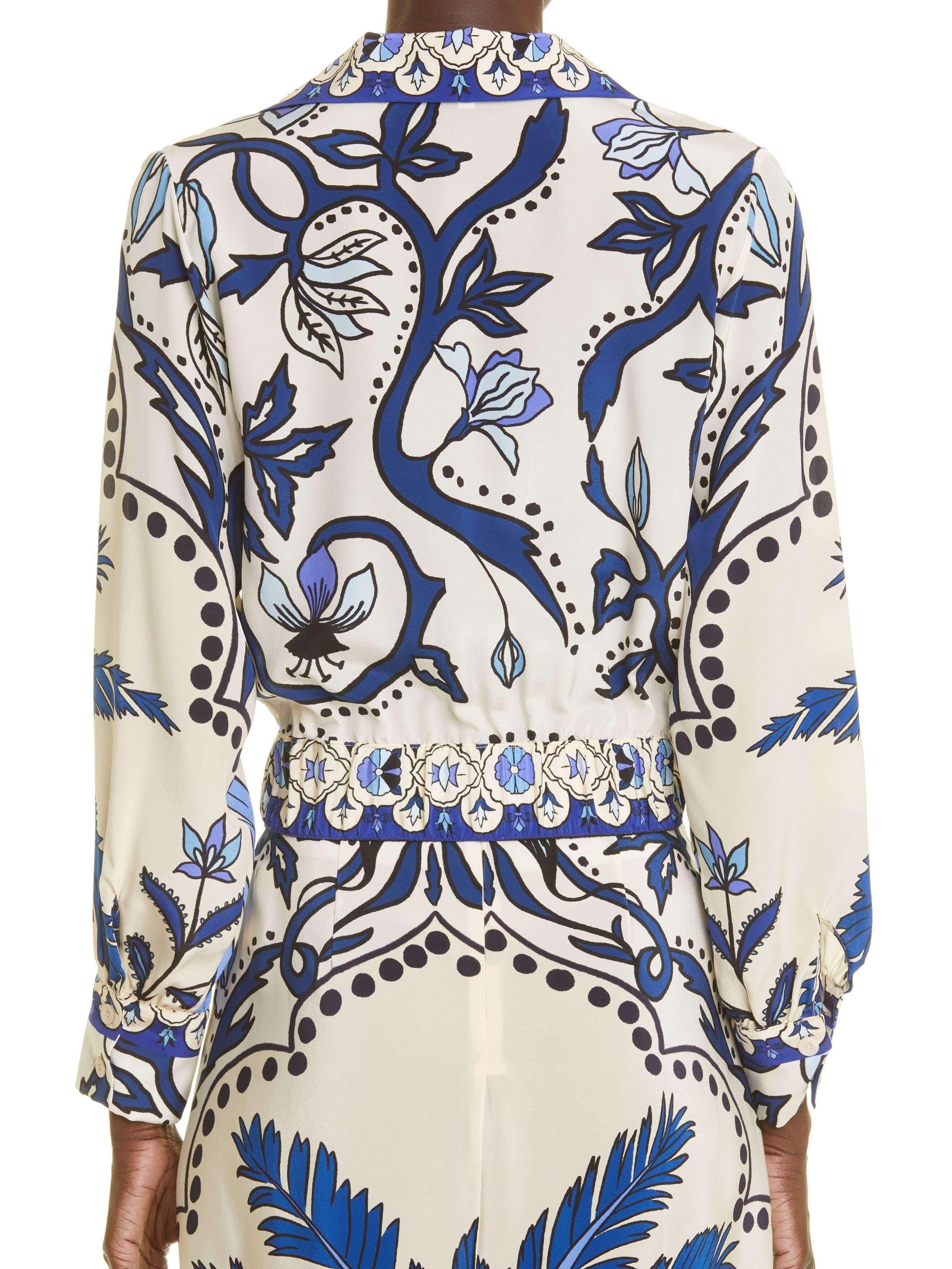 Unique Palm Tree Floral Cropped Top Shirt - Threadford