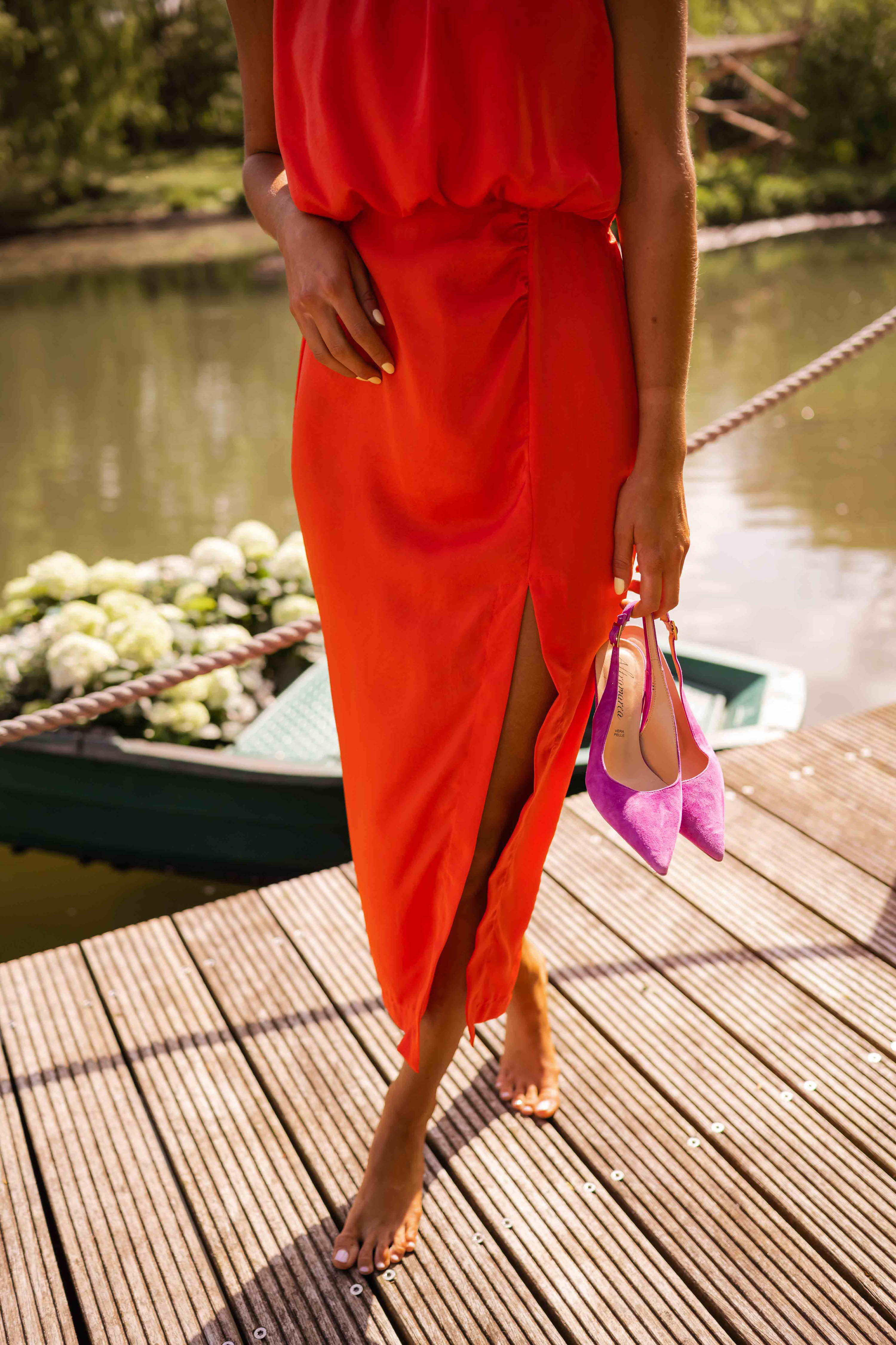 Lena™ — Summer Midi Dress - Threadford