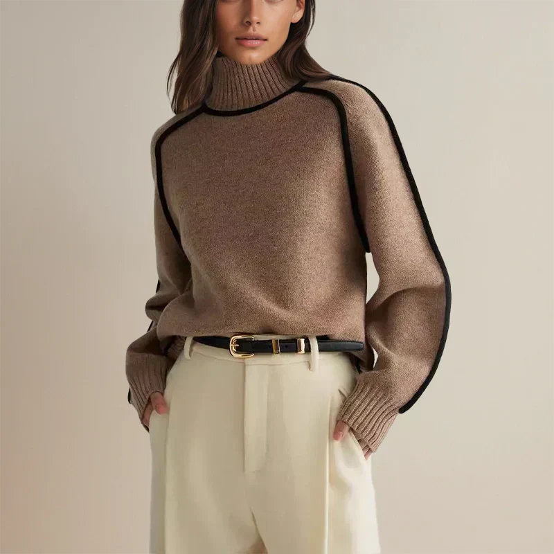 Marta - Elegant Soft Sweater - Threadford