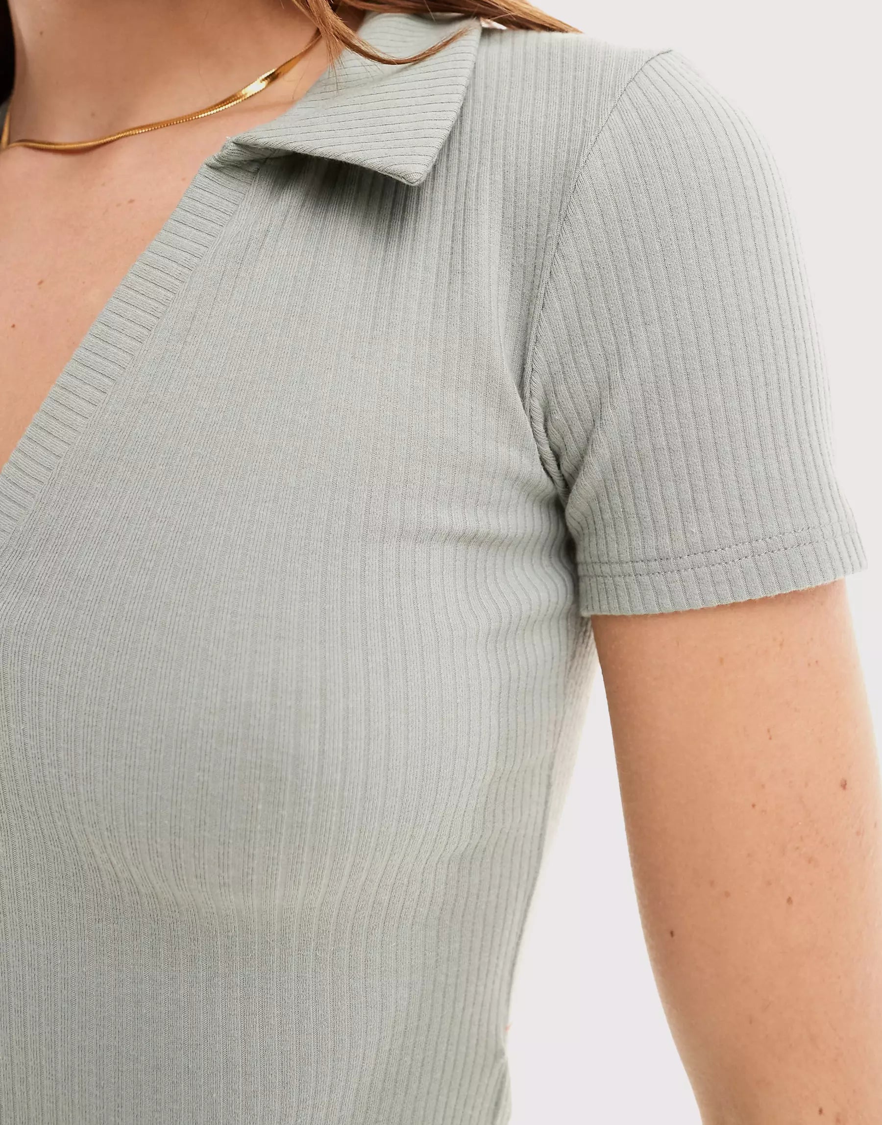 Slim fit crop top - Threadford