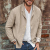 Men's Loose Cotton and Linen Suit Jacket 23703706X - Threadford