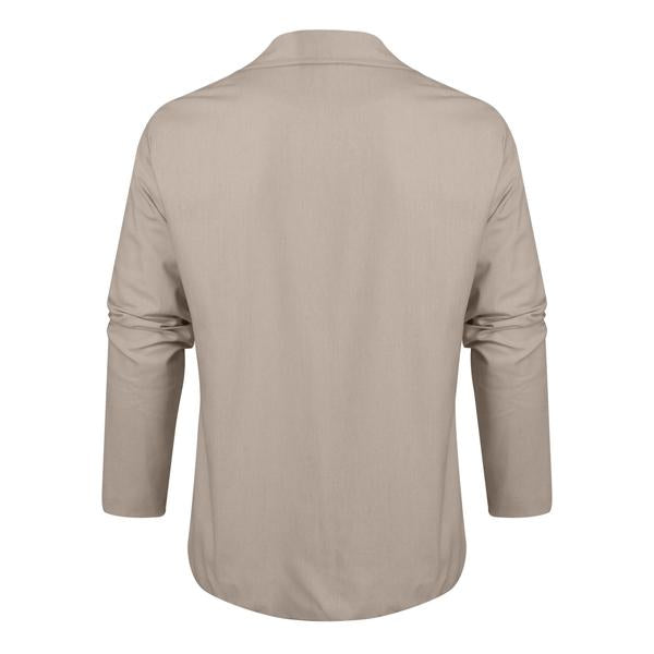 Men's Loose Cotton and Linen Suit Jacket 23703706X - Threadford