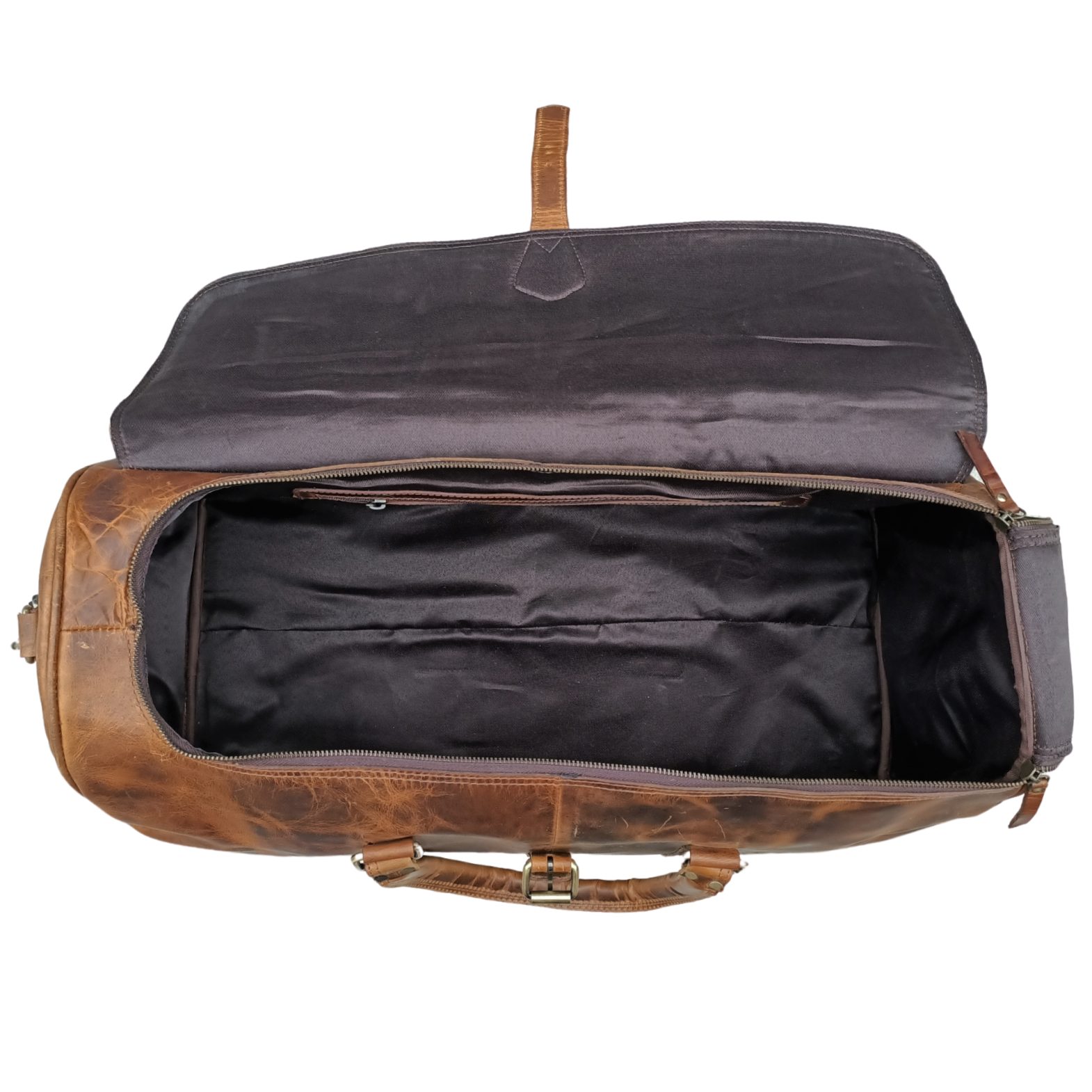 Beige Hard Wax Travel Bag - Threadford