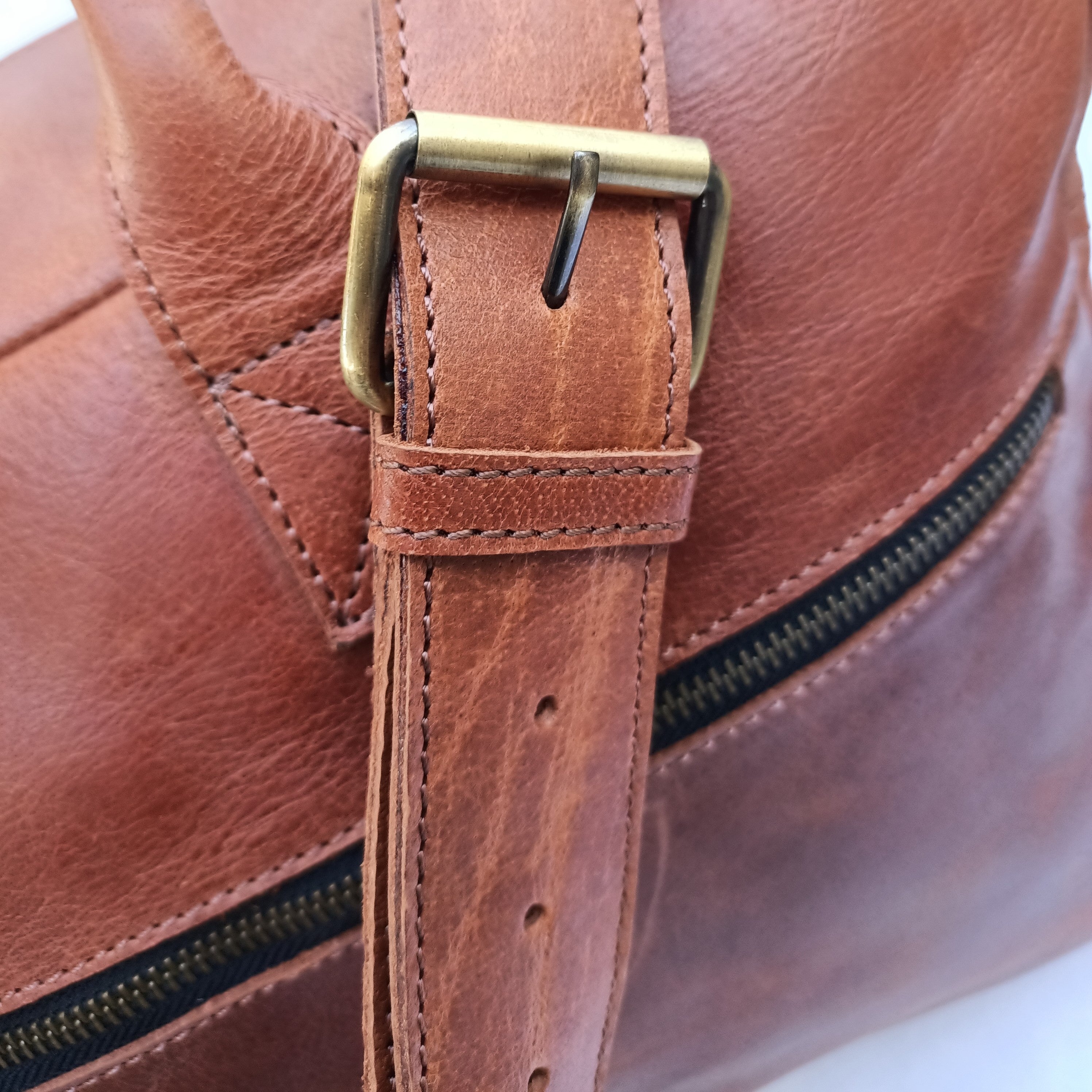 Rustic Brown Briefcase - Threadford