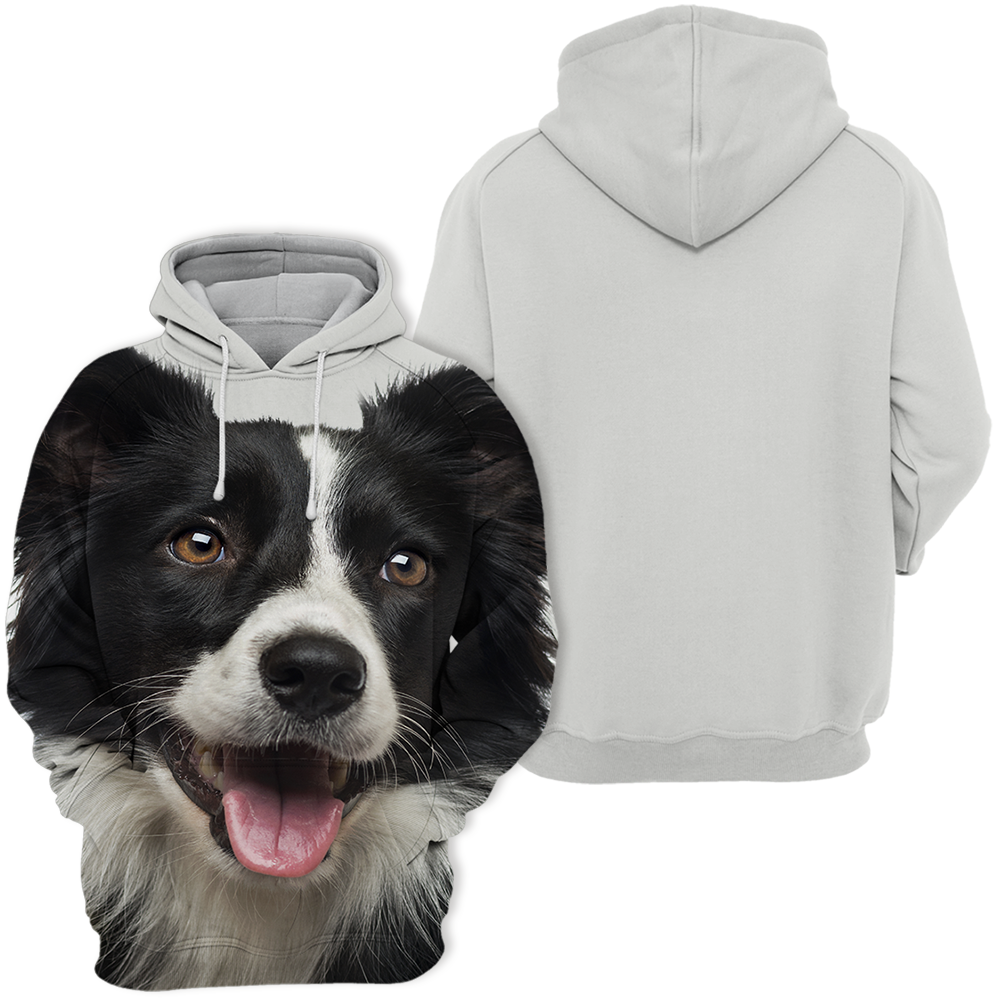 Unisex 3D Graphic Hoodies Animals Dogs Border Collie - Threadford