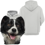 Unisex 3D Graphic Hoodies Animals Dogs Border Collie - Threadford