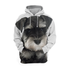 Unisex 3D Graphic Hoodies Animals Dogs Miniature Schnauzer Puppy - Threadford