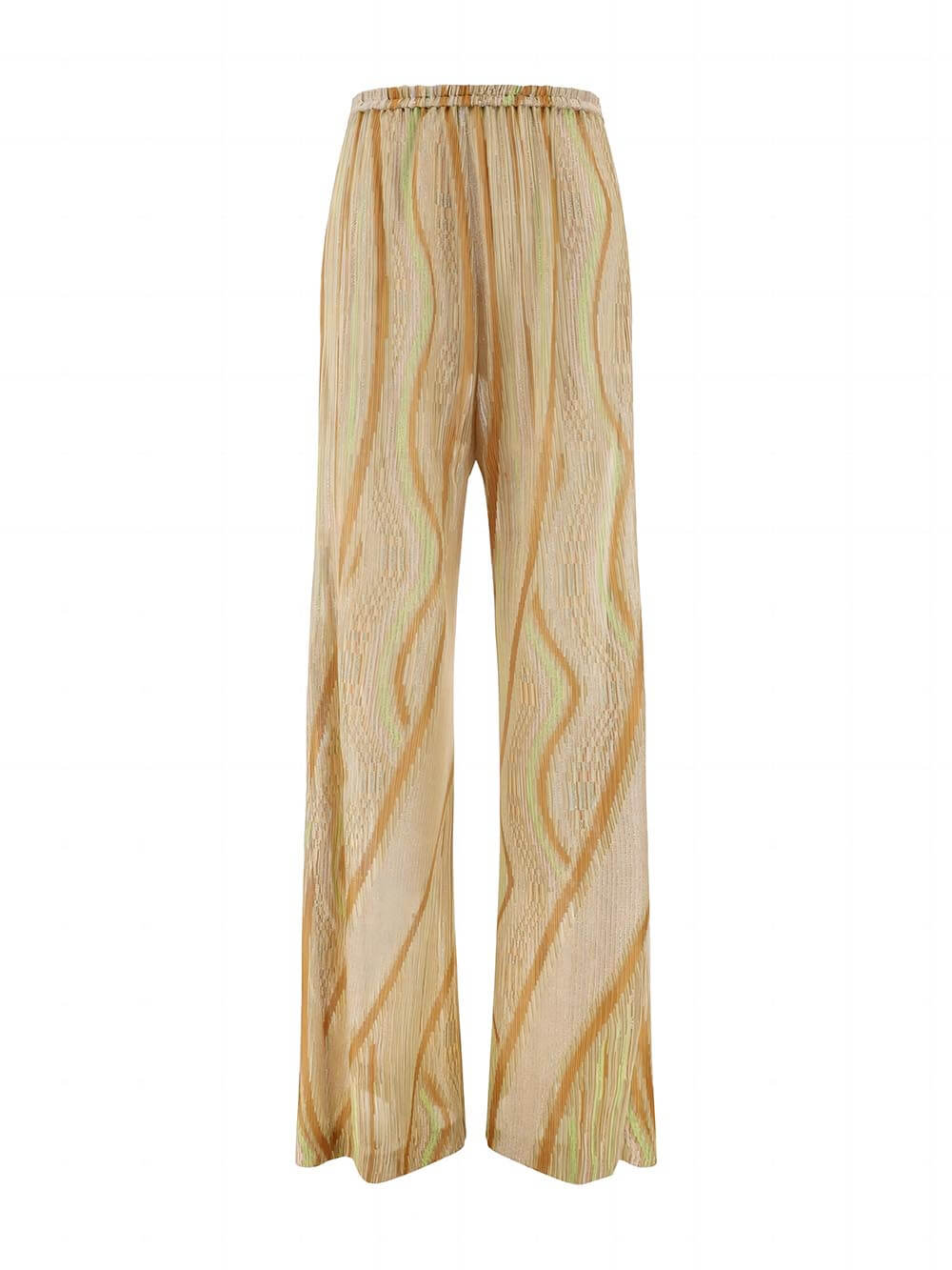 Loose Wave-Striped Printed Cardigan Maxi Dress - Threadford