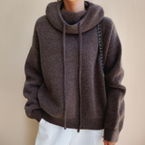 Lia - Elegant Tall Turtleneck Sweater - Threadford