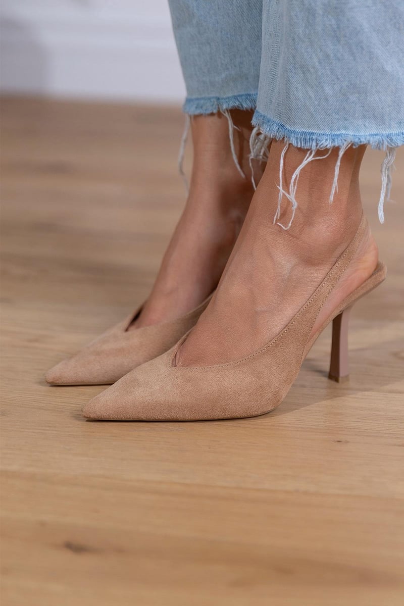 FABIANA | Elegant Stiletto Slingbacks for a Chic Look - Threadford