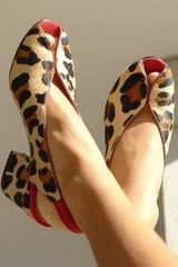 GIADA | Elegant Sandal with Leopard Print and Refined Heel - Threadford