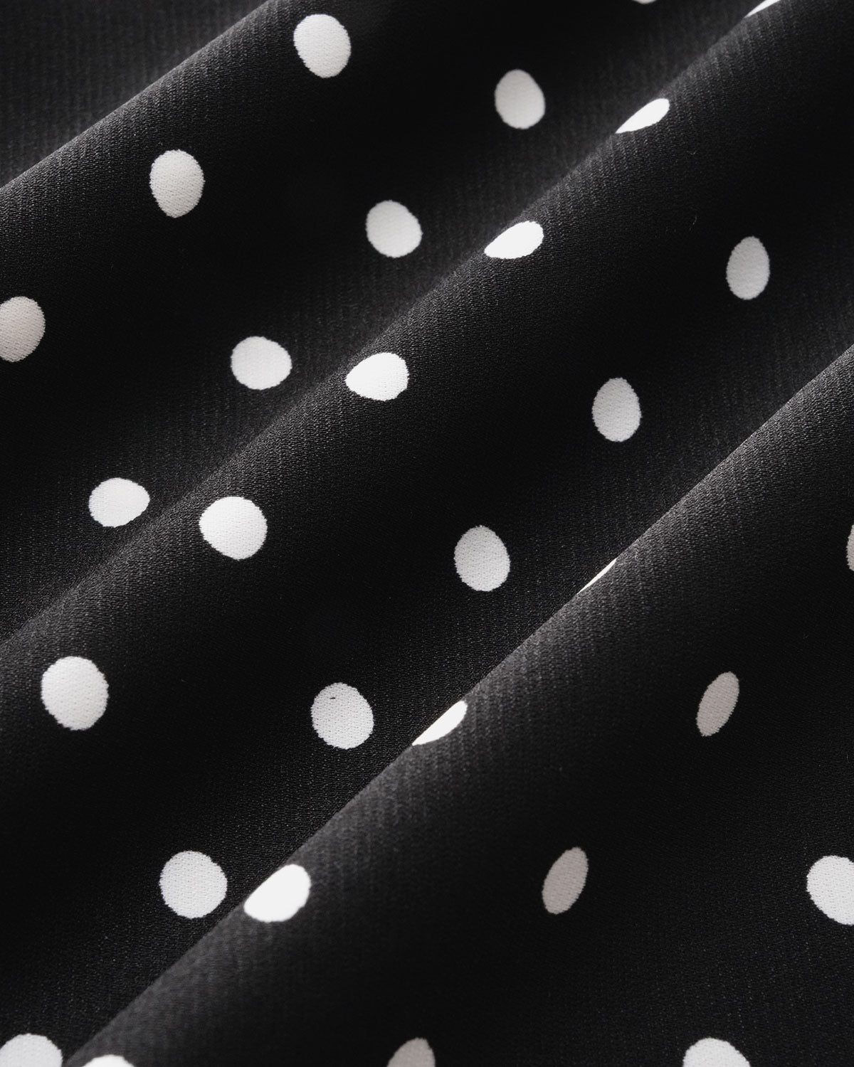 Black Polka Dot Cowl Neck Slip Maxi Dress - Threadford