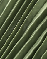 Green Sweetheart Neck Flowy Slip Maxi Dress - Threadford