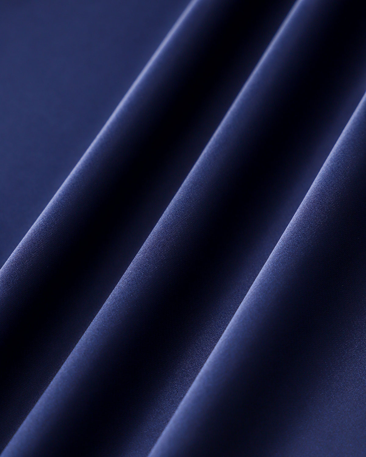 Navy Cowl Neck Satin Sleeveless Maxi Dress - Threadford