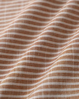 Orange Striped Sweetheart Neck Slip Maxi Dress - Threadford