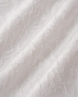 White Lace Bodycon Slip Maxi Dress - Threadford