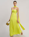 Yellow Strapless Maxi Dress - Threadford