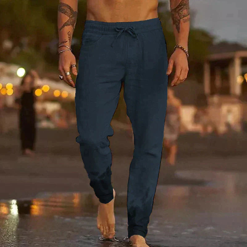 Linen Beach Pants - Threadford