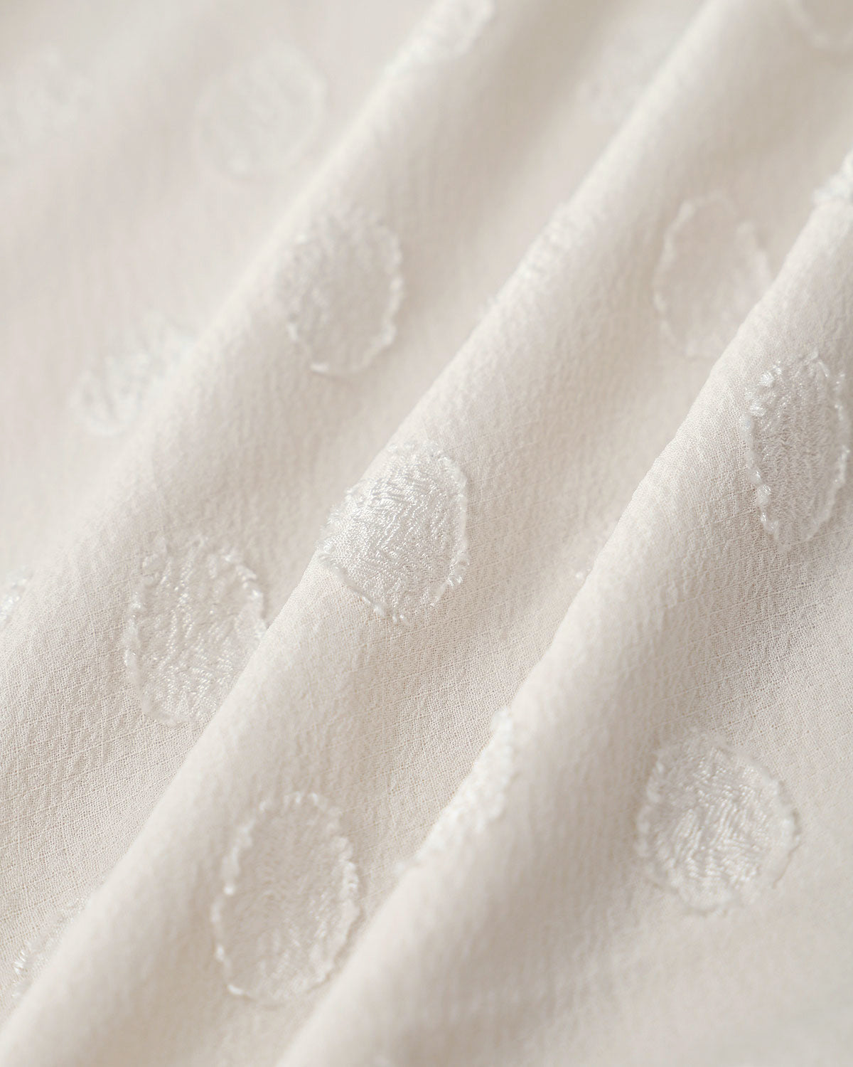 Beige Polka Dot V-Neck Midi Dress - Threadford