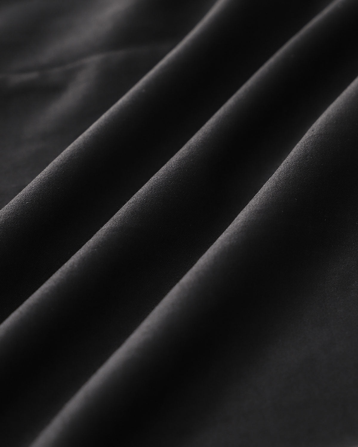 Black Ruffle Ruched Slip Midi Dress - Threadford