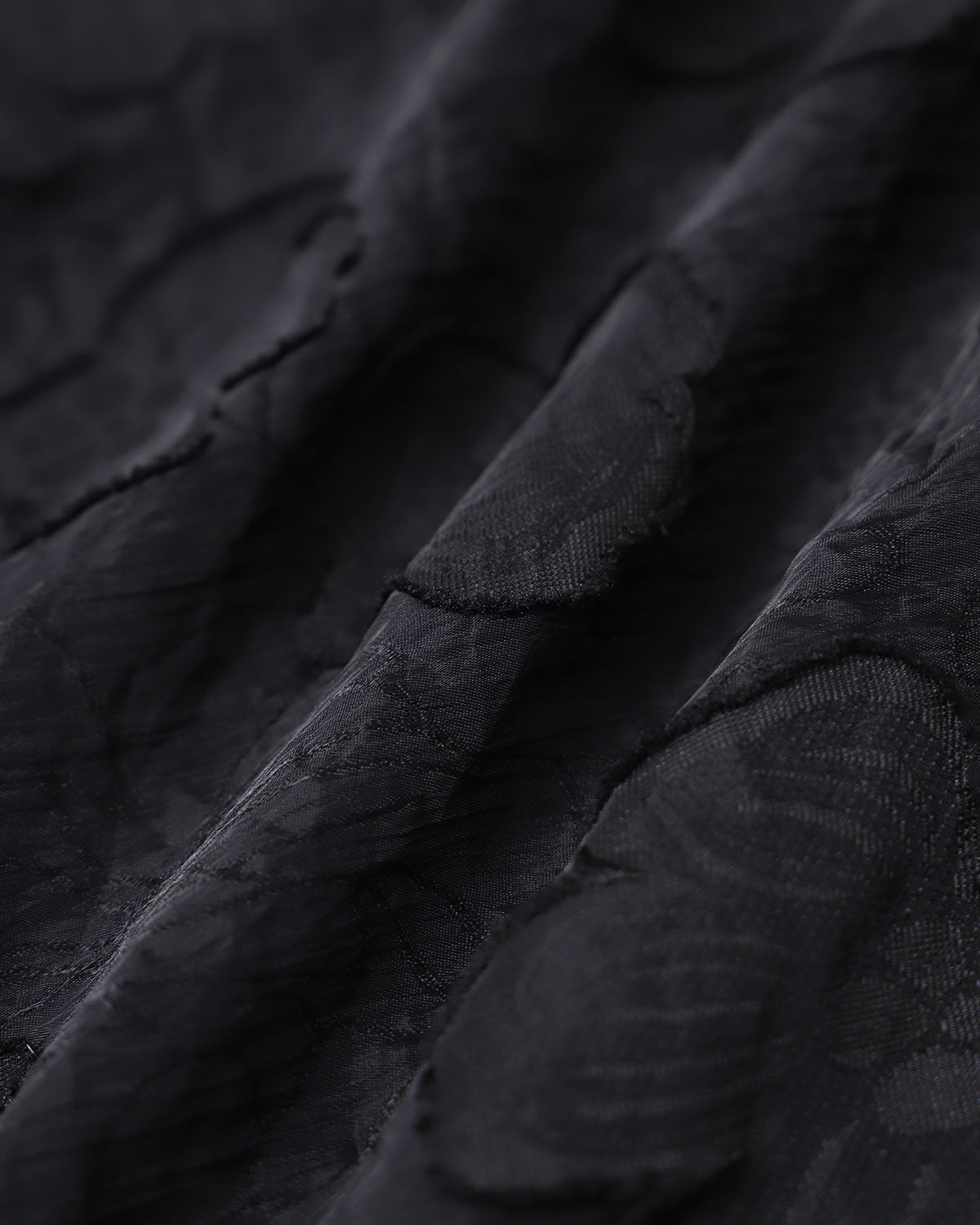 Black Square Neck Puffed Sleeve Midi Dress - Threadford