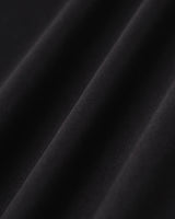 Black Square Neck Ruched Slip Midi Dress - Threadford