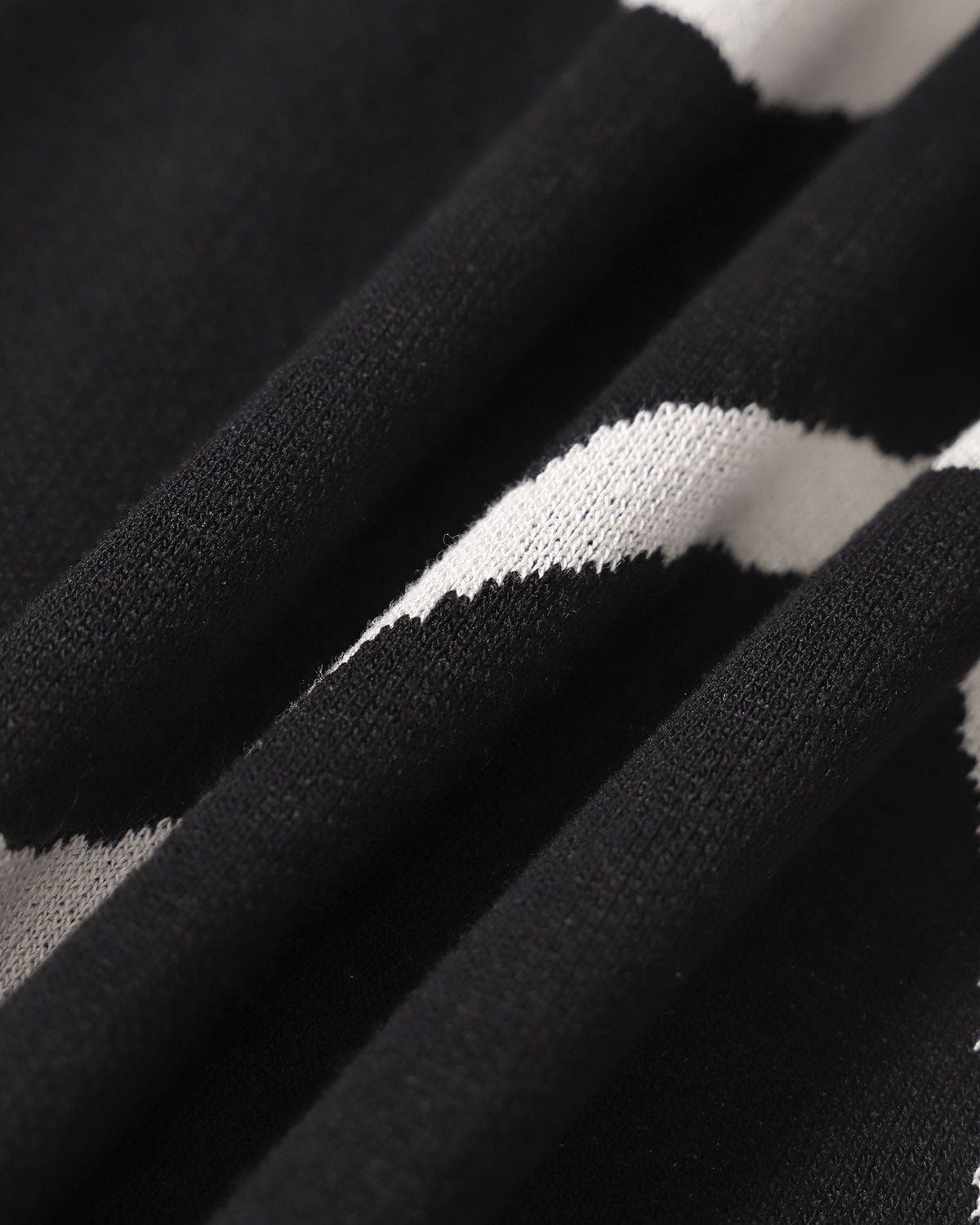 The Black Wave Mermaid Hem Knit Midi Dress - Threadford