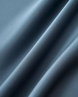 Blue Cowl Neck A-Line Midi Dress - Threadford