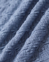 Blue Lace Slip Bodycon Midi Dress - Threadford