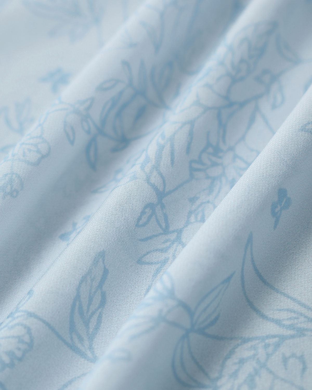 Blue Square Neck Ruffle Midi Dress - Threadford