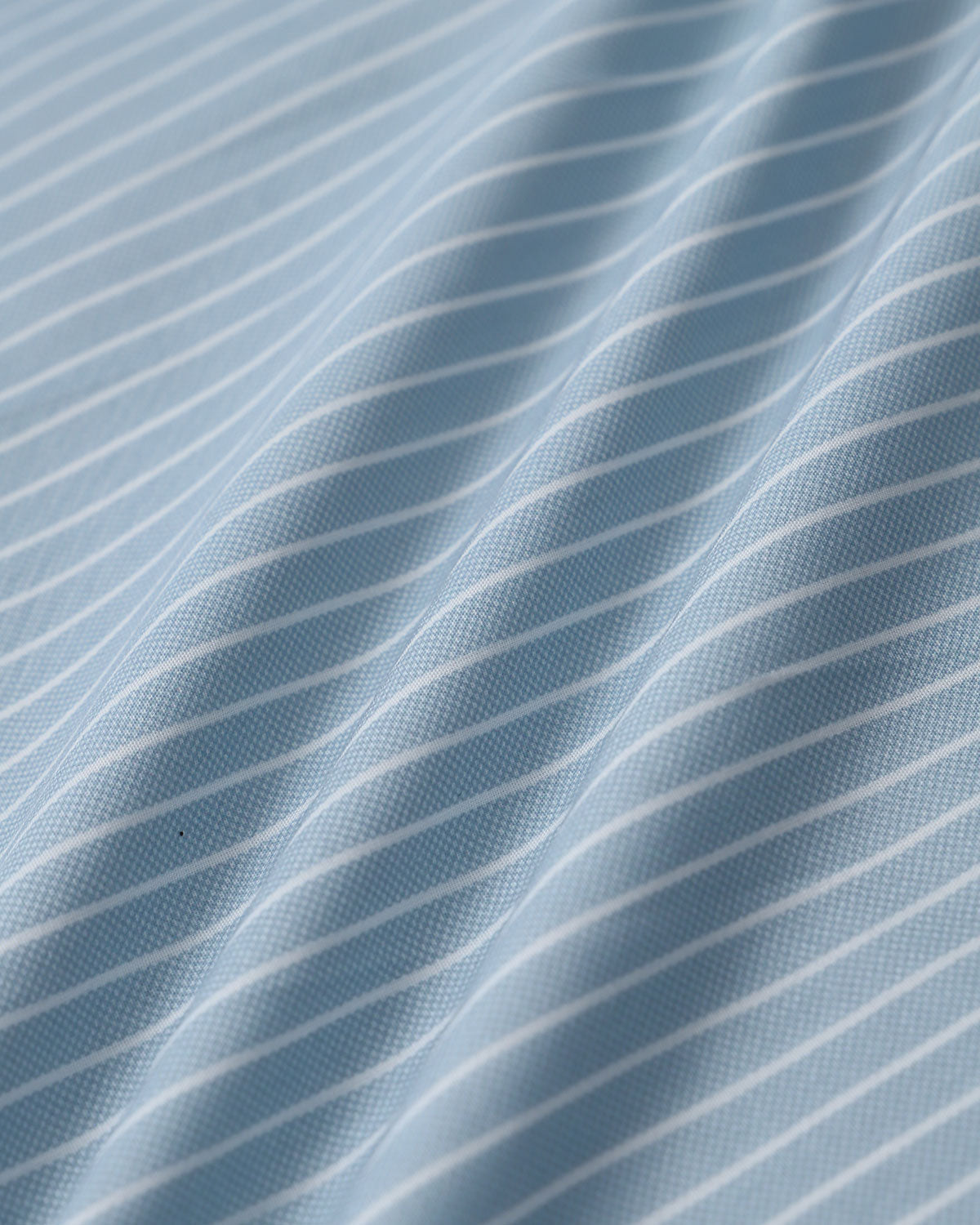 Blue Striped Cap Sleeve Midi Dress - Threadford