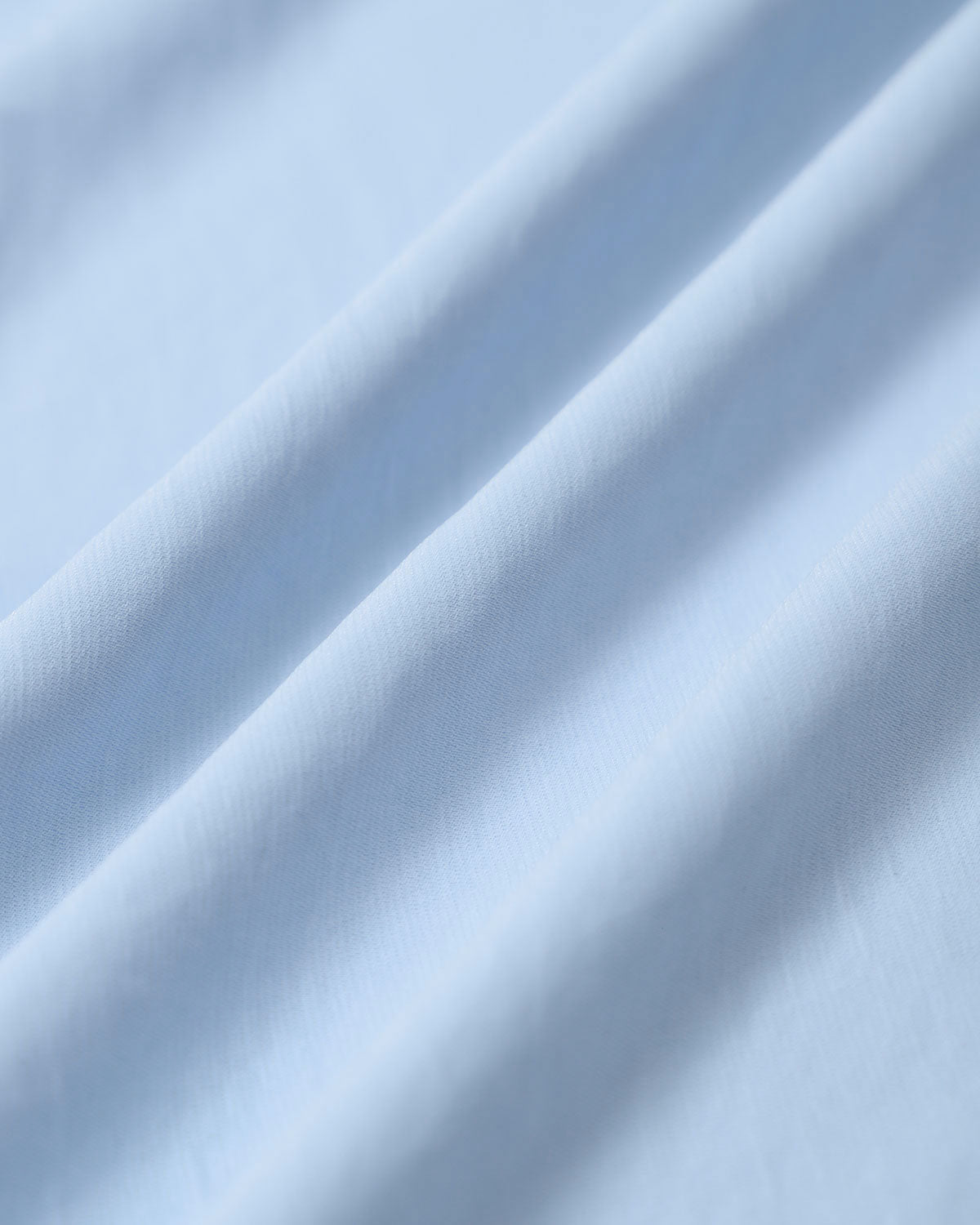 Blue U Neck Puffed Sleeve Pleated Midi Dress - Threadford