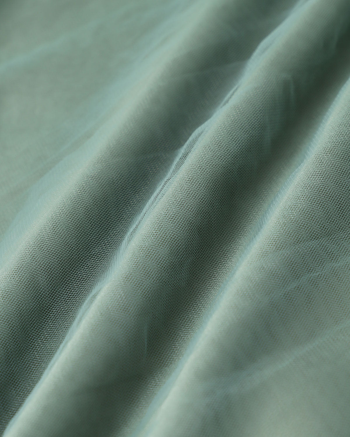 Green Mesh Flowy Slip Midi Dress - Threadford