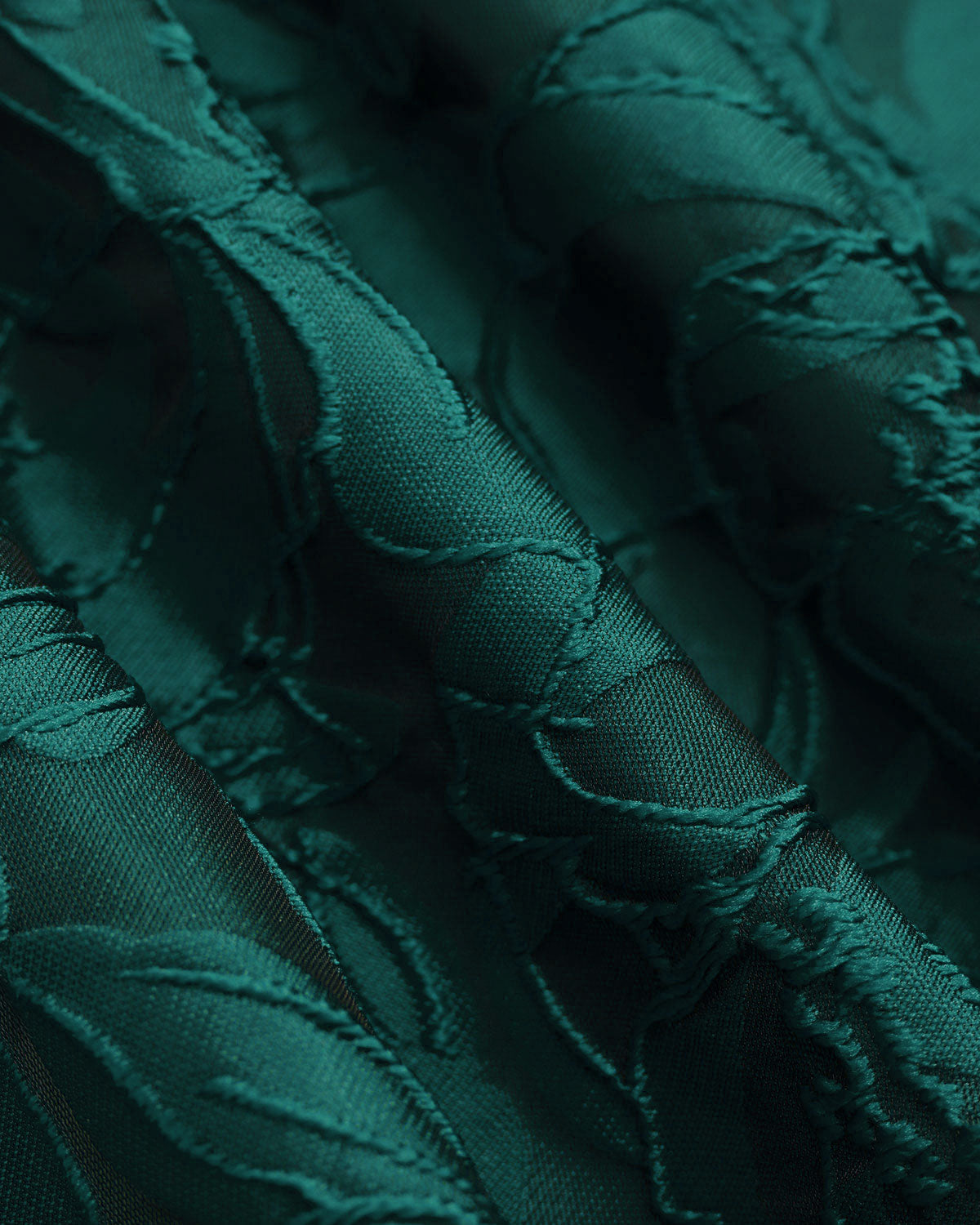 Green Sweetheart Neck Jacquard Midi Dress - Threadford