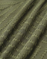 Green Sweetheart Neck Tie Strap Midi Dress - Threadford