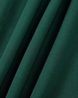 The Green Boat Neck Cutout Back Midi Dress - Threadford